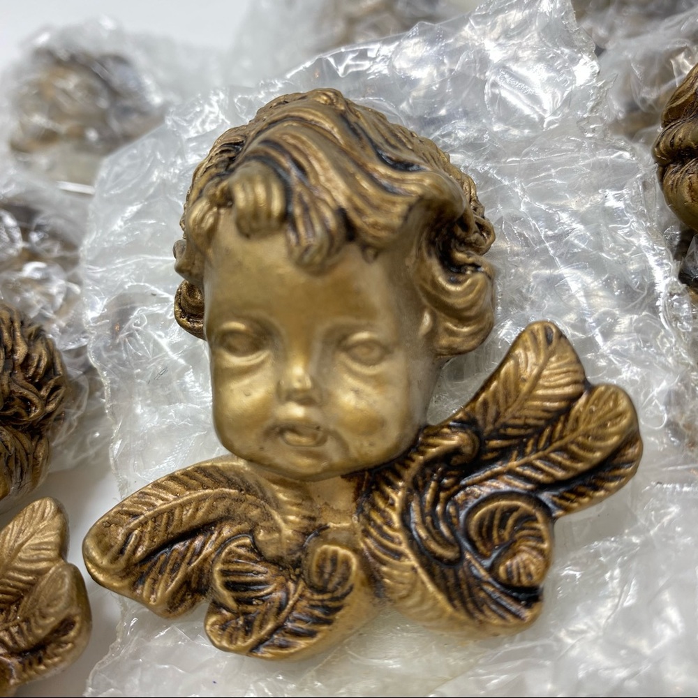 Set of 10 highly detailed Cherubs for ornaments, decorations etc